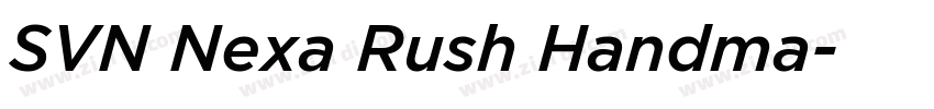 SVN Nexa Rush Handma字体转换